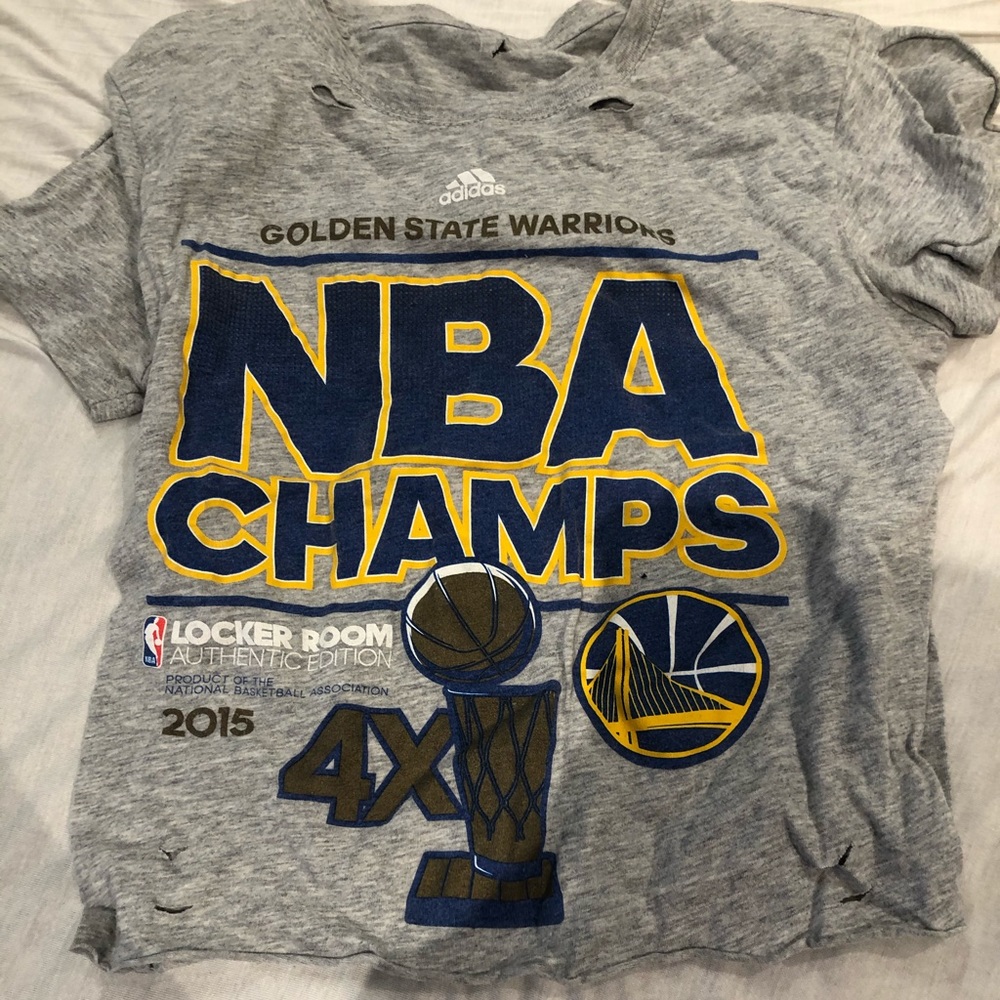 Golden state warriors cropped shirt